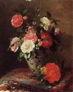 Floral, beautiful classical still life of flowers 026 unknow artist